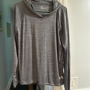 Under Armour Gray Long Sleeve Relaxed Hoodie